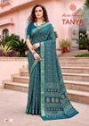 Tanya Vol 4 By Kashvi Dull Moss Viscose Border Saree 